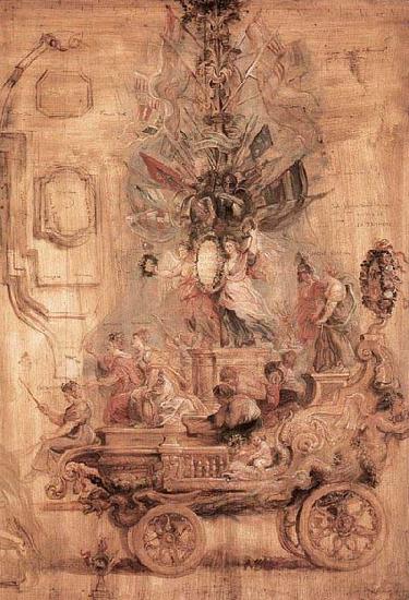 Peter Paul Rubens The Triumphal Car of Kallo France oil painting art